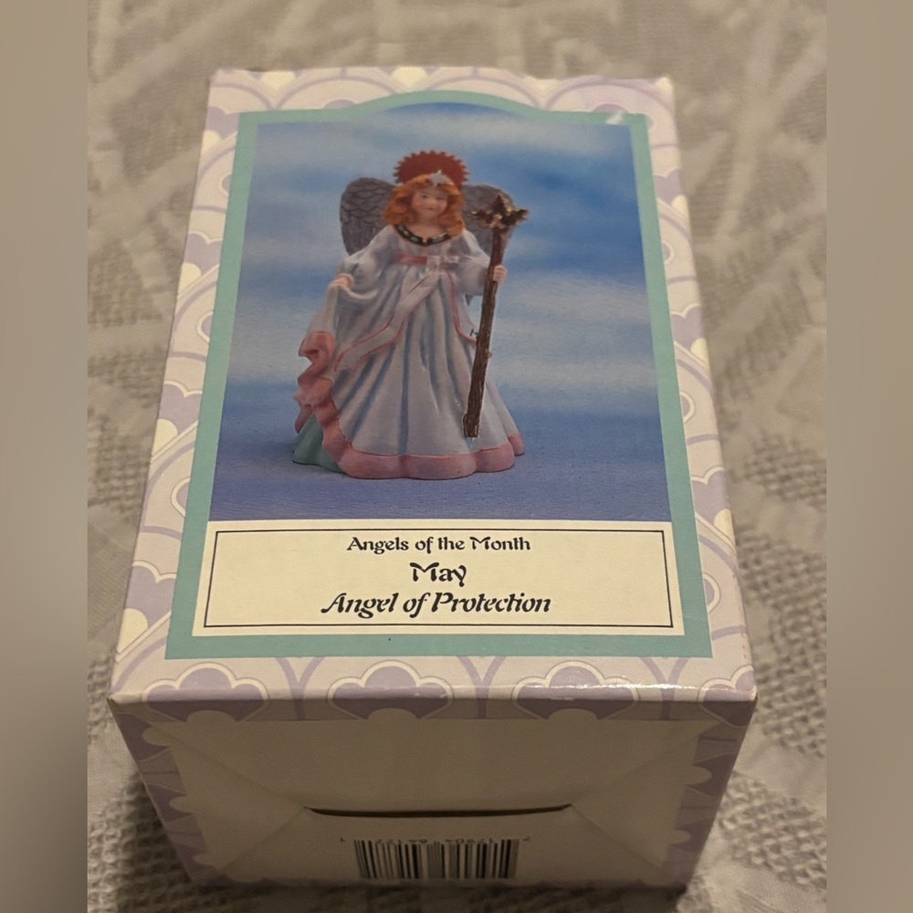 Vintage Novelino Angels of the Month May Angel of Protection New with Box